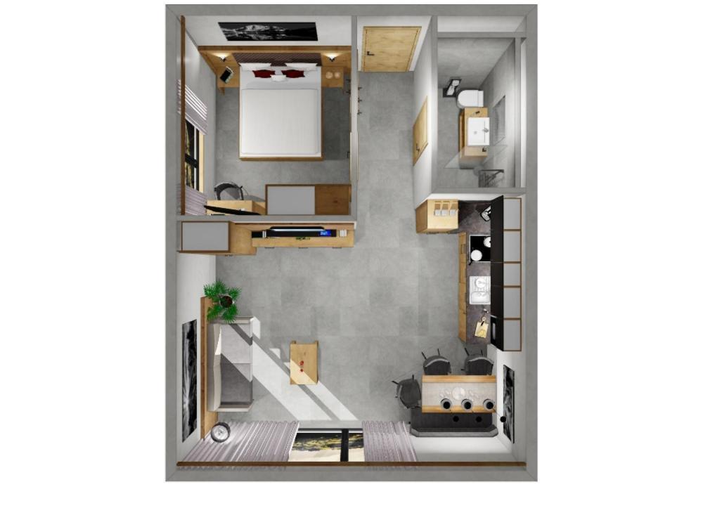 Neues Luxerioes Eingerichtetes Apartment Bock ゼー エクステリア 写真